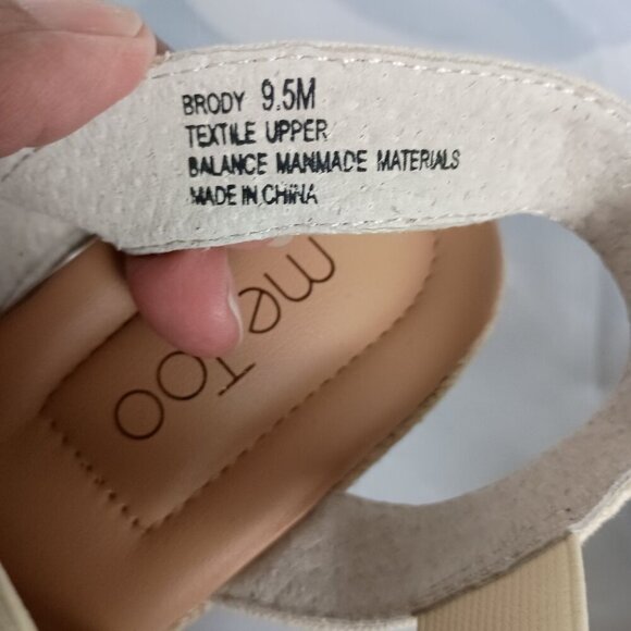 Me Too Brody Espadrille Wedge Heels Women’s Size 9.5 NEW Retail $79.95 - Picture 3 of 9